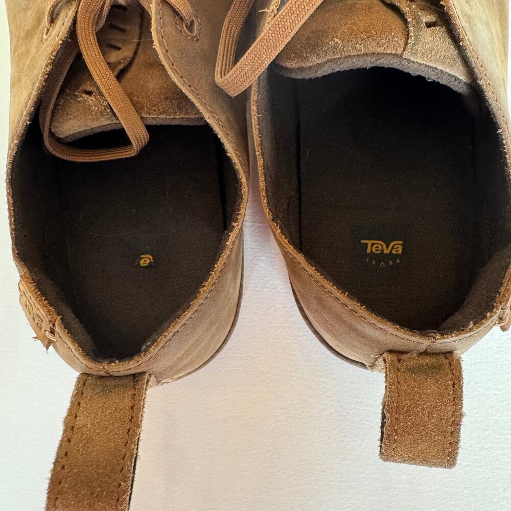 Teva Men's Canyon Life Leather Shoes Bison Brown Suede Size 11 Rugged Outdoor - Picture 11 of 11